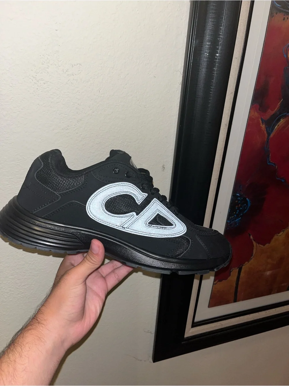 Men's Dior X stone island b30 All-Black  Shoe